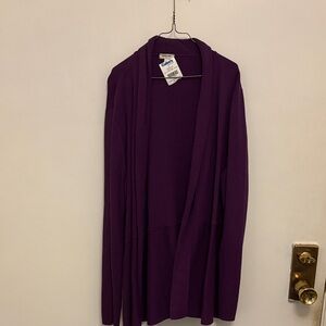 Talbots Deep Purple Women's Cardigan